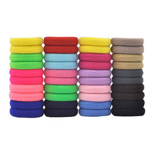 Load image into Gallery viewer, Aikelina 50 Pcs/LOT hair accessories FOR girls and kids RUBBER BANDS BLACK WHITE 2017 The ponytail holder Elastic Hair Bands