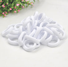 Load image into Gallery viewer, Aikelina 50 Pcs/LOT hair accessories FOR girls and kids RUBBER BANDS BLACK WHITE 2017 The ponytail holder Elastic Hair Bands