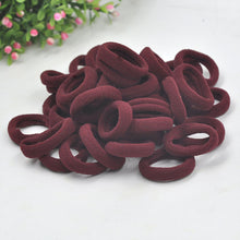 Load image into Gallery viewer, Aikelina 50 Pcs/LOT hair accessories FOR girls and kids RUBBER BANDS BLACK WHITE 2017 The ponytail holder Elastic Hair Bands
