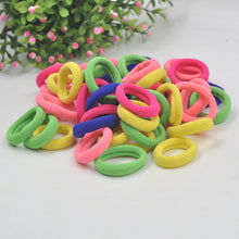 Load image into Gallery viewer, Aikelina 50 Pcs/LOT hair accessories FOR girls and kids RUBBER BANDS BLACK WHITE 2017 The ponytail holder Elastic Hair Bands