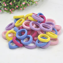 Load image into Gallery viewer, Aikelina 50 Pcs/LOT hair accessories FOR girls and kids RUBBER BANDS BLACK WHITE 2017 The ponytail holder Elastic Hair Bands