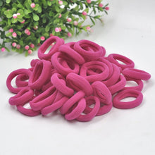 Load image into Gallery viewer, Aikelina 50 Pcs/LOT hair accessories FOR girls and kids RUBBER BANDS BLACK WHITE 2017 The ponytail holder Elastic Hair Bands