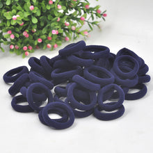 Load image into Gallery viewer, Aikelina 50 Pcs/LOT hair accessories FOR girls and kids RUBBER BANDS BLACK WHITE 2017 The ponytail holder Elastic Hair Bands