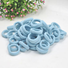 Load image into Gallery viewer, Aikelina 50 Pcs/LOT hair accessories FOR girls and kids RUBBER BANDS BLACK WHITE 2017 The ponytail holder Elastic Hair Bands