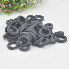 Load image into Gallery viewer, Aikelina 50 Pcs/LOT hair accessories FOR girls and kids RUBBER BANDS BLACK WHITE 2017 The ponytail holder Elastic Hair Bands