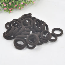 Load image into Gallery viewer, Aikelina 50 Pcs/LOT hair accessories FOR girls and kids RUBBER BANDS BLACK WHITE 2017 The ponytail holder Elastic Hair Bands