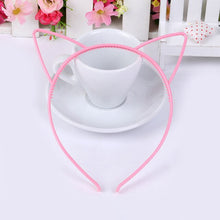 Load image into Gallery viewer, kids black cat ears head bands fashion Lady Girl Hairband Sexy Self Headband Baby birthday party Hair Accessories for Women hoop