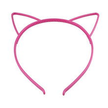 Load image into Gallery viewer, kids black cat ears head bands fashion Lady Girl Hairband Sexy Self Headband Baby birthday party Hair Accessories for Women hoop