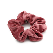 Load image into Gallery viewer, 1PC Women Elegant Velvet Solid Elastic Hair Bands Ponytail Holder Scrunchies Tie Hair Rubber Band Headband Lady Hair Accessories