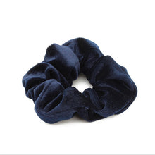 Load image into Gallery viewer, 1PC Women Elegant Velvet Solid Elastic Hair Bands Ponytail Holder Scrunchies Tie Hair Rubber Band Headband Lady Hair Accessories