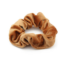 Load image into Gallery viewer, 1PC Women Elegant Velvet Solid Elastic Hair Bands Ponytail Holder Scrunchies Tie Hair Rubber Band Headband Lady Hair Accessories