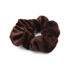 Load image into Gallery viewer, 1PC Women Elegant Velvet Solid Elastic Hair Bands Ponytail Holder Scrunchies Tie Hair Rubber Band Headband Lady Hair Accessories