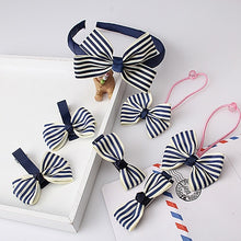 Load image into Gallery viewer, M MISM 1set=7pcs Children Accessories Hairband Hairpins Gum for Hair Baby Girls Lovely Bow Headwear Hair clip Headband