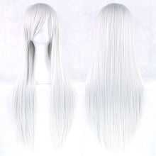 Load image into Gallery viewer, Soowee 24 Colors 80cm Long Synthetic Hair Wig for Women Heat Resistant Fiber Hairpiece Pink Gray Straight Cosplay Wigs