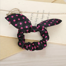 Load image into Gallery viewer, Rabbit Ears Hair Band Children Kids Hair Accessories Scrunchies Elastic Hair Band For Women Girl Rubber Band Polka Dot Hair Rope