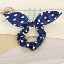 Load image into Gallery viewer, Rabbit Ears Hair Band Children Kids Hair Accessories Scrunchies Elastic Hair Band For Women Girl Rubber Band Polka Dot Hair Rope
