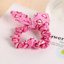 Load image into Gallery viewer, Rabbit Ears Hair Band Children Kids Hair Accessories Scrunchies Elastic Hair Band For Women Girl Rubber Band Polka Dot Hair Rope