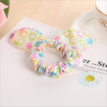 Load image into Gallery viewer, Rabbit Ears Hair Band Children Kids Hair Accessories Scrunchies Elastic Hair Band For Women Girl Rubber Band Polka Dot Hair Rope
