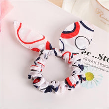 Load image into Gallery viewer, Rabbit Ears Hair Band Children Kids Hair Accessories Scrunchies Elastic Hair Band For Women Girl Rubber Band Polka Dot Hair Rope