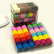 Load image into Gallery viewer, 3cm 66pcs/ box cute Candy Colour elastic hair band Rubber Bands Kids hairband Hair Accessories for Girl Headband Hair Rope