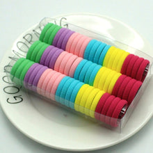 Load image into Gallery viewer, 3cm 66pcs/ box cute Candy Colour elastic hair band Rubber Bands Kids hairband Hair Accessories for Girl Headband Hair Rope