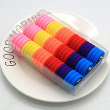 Load image into Gallery viewer, 3cm 66pcs/ box cute Candy Colour elastic hair band Rubber Bands Kids hairband Hair Accessories for Girl Headband Hair Rope