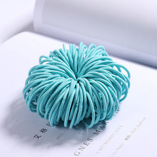 Load image into Gallery viewer, New 100PCS/Lot Girls Candy Colors Nylon 3CM Rubber Bands Children Safe Elastic Hair Bands Ponytail Holder Kids Hair Accessories
