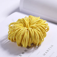 Load image into Gallery viewer, New 100PCS/Lot Girls Candy Colors Nylon 3CM Rubber Bands Children Safe Elastic Hair Bands Ponytail Holder Kids Hair Accessories