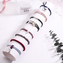 Load image into Gallery viewer, Fashion 8/12/15pcs Women Elegant Elastic Hair Bands Ponytail Holder Rubber Bands Girls Cute Scrunchie Headbands Hair Accessories
