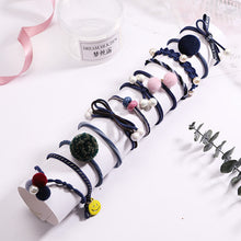 Load image into Gallery viewer, Fashion 8/12/15pcs Women Elegant Elastic Hair Bands Ponytail Holder Rubber Bands Girls Cute Scrunchie Headbands Hair Accessories