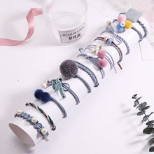 Load image into Gallery viewer, Fashion 8/12/15pcs Women Elegant Elastic Hair Bands Ponytail Holder Rubber Bands Girls Cute Scrunchie Headbands Hair Accessories