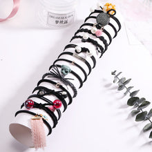 Load image into Gallery viewer, Fashion 8/12/15pcs Women Elegant Elastic Hair Bands Ponytail Holder Rubber Bands Girls Cute Scrunchie Headbands Hair Accessories