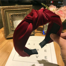 Load image into Gallery viewer, Haimeikang Solid Colors Hair  Knotted Hair Band for Women Headbands Hairbands Headwear 2018 New Arrival
