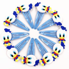 Load image into Gallery viewer, 10PCS Nylon Mickey Minnie Daisy Elastic Hair Rubber Band children Headband Kids Hair Accessories Girl Hair Band cartoon Hair gum