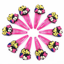 Load image into Gallery viewer, 10PCS Nylon Mickey Minnie Daisy Elastic Hair Rubber Band children Headband Kids Hair Accessories Girl Hair Band cartoon Hair gum