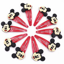 Load image into Gallery viewer, 10PCS Nylon Mickey Minnie Daisy Elastic Hair Rubber Band children Headband Kids Hair Accessories Girl Hair Band cartoon Hair gum