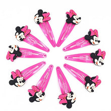 Load image into Gallery viewer, 10PCS Nylon Mickey Minnie Daisy Elastic Hair Rubber Band children Headband Kids Hair Accessories Girl Hair Band cartoon Hair gum