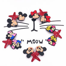 Load image into Gallery viewer, 10PCS Nylon Mickey Minnie Daisy Elastic Hair Rubber Band children Headband Kids Hair Accessories Girl Hair Band cartoon Hair gum