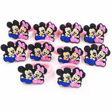 Load image into Gallery viewer, 10PCS Nylon Mickey Minnie Daisy Elastic Hair Rubber Band children Headband Kids Hair Accessories Girl Hair Band cartoon Hair gum