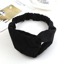 Load image into Gallery viewer, 2018 Lady Headdress Plaid Bow Headband Turban Elastic Headwear Head Wrap Women Hair Accessories for Women Striped Hair Bands