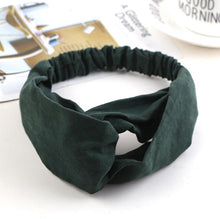 Load image into Gallery viewer, 2018 Lady Headdress Plaid Bow Headband Turban Elastic Headwear Head Wrap Women Hair Accessories for Women Striped Hair Bands