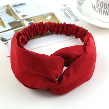 Load image into Gallery viewer, 2018 Lady Headdress Plaid Bow Headband Turban Elastic Headwear Head Wrap Women Hair Accessories for Women Striped Hair Bands