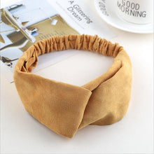 Load image into Gallery viewer, 2018 Lady Headdress Plaid Bow Headband Turban Elastic Headwear Head Wrap Women Hair Accessories for Women Striped Hair Bands