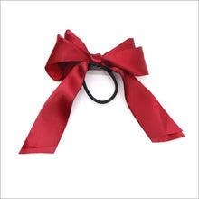 Load image into Gallery viewer, 1pcs Women Rubber Bands Tiara Satin Ribbon Bow Hair Band Rope Scrunchie Ponytail Holder Gum for Hair Accessories Elastic
