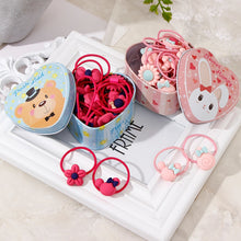 Load image into Gallery viewer, 20pcs/Lot New Gift Box Packed Girls Cute Cartoon Elastic Hair Bands Headwear Scrunchies Rubber Bands Headbands Hair Accessories