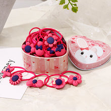 Load image into Gallery viewer, 20pcs/Lot New Gift Box Packed Girls Cute Cartoon Elastic Hair Bands Headwear Scrunchies Rubber Bands Headbands Hair Accessories