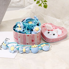 Load image into Gallery viewer, 20pcs/Lot New Gift Box Packed Girls Cute Cartoon Elastic Hair Bands Headwear Scrunchies Rubber Bands Headbands Hair Accessories