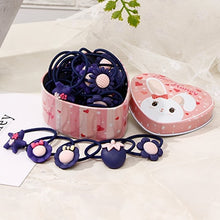 Load image into Gallery viewer, 20pcs/Lot New Gift Box Packed Girls Cute Cartoon Elastic Hair Bands Headwear Scrunchies Rubber Bands Headbands Hair Accessories
