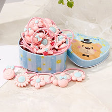 Load image into Gallery viewer, 20pcs/Lot New Gift Box Packed Girls Cute Cartoon Elastic Hair Bands Headwear Scrunchies Rubber Bands Headbands Hair Accessories