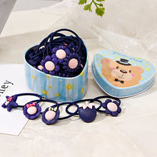 Load image into Gallery viewer, 20pcs/Lot New Gift Box Packed Girls Cute Cartoon Elastic Hair Bands Headwear Scrunchies Rubber Bands Headbands Hair Accessories